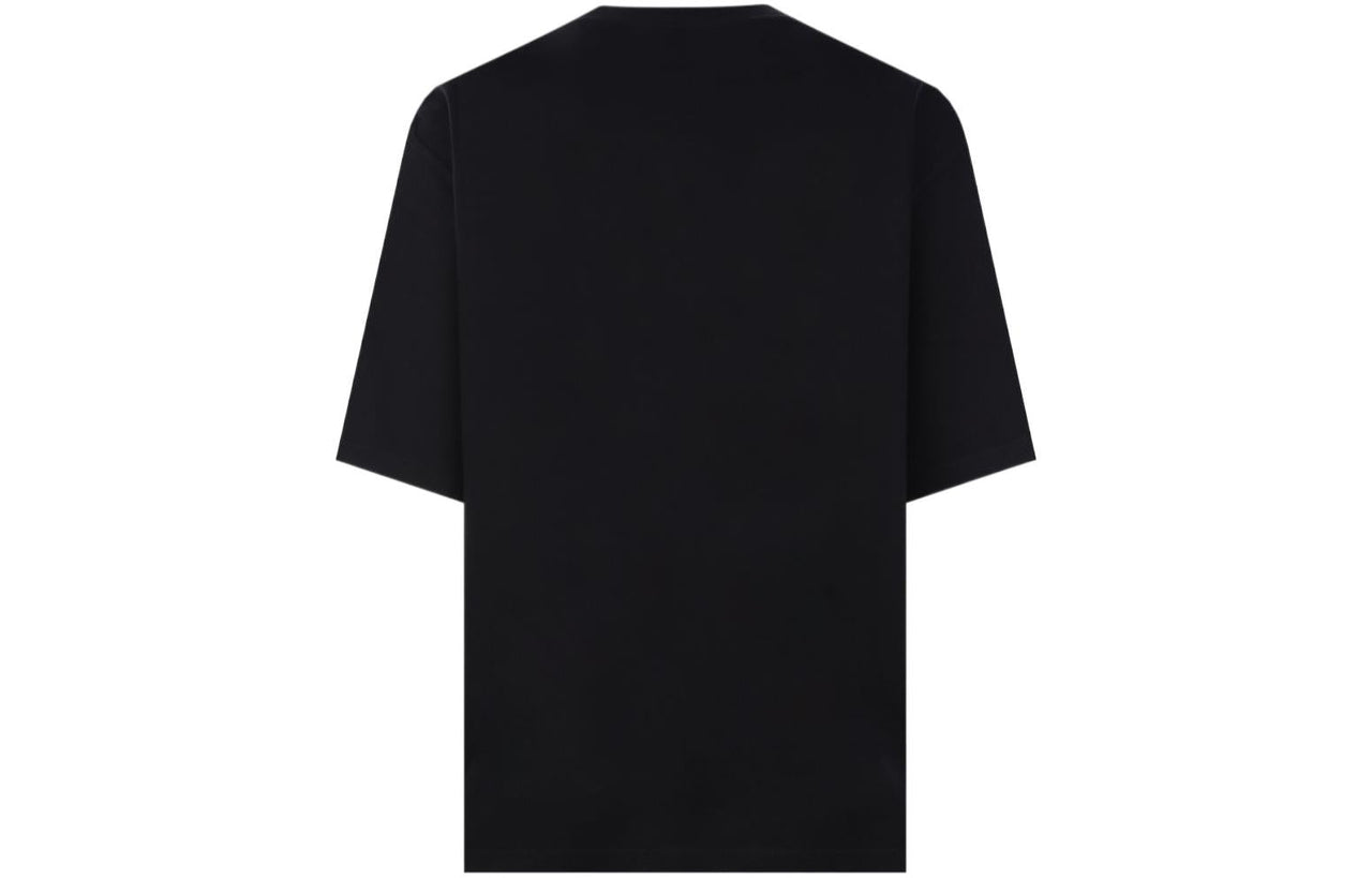 Balenciaga Script Logo T-shirt 'Black White' 612966TMVB41070