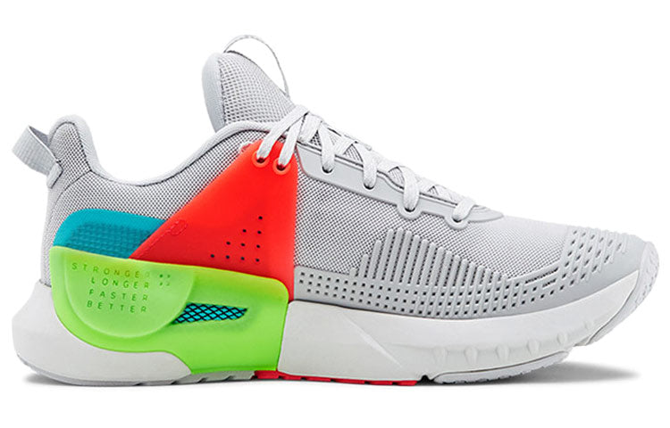 (WMNS) Under Armour HOVR Apex 'Grey Orange' 3022209-100