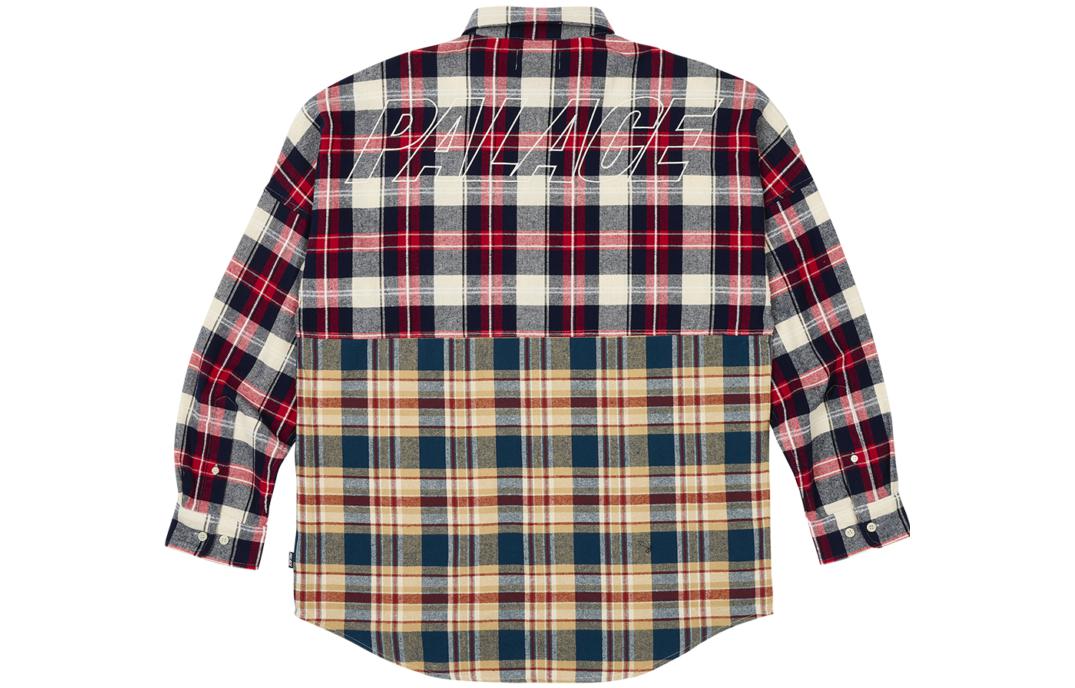 Palace Checkmate Drop Shoulder Shirt 'Red' PLC-FW23-016