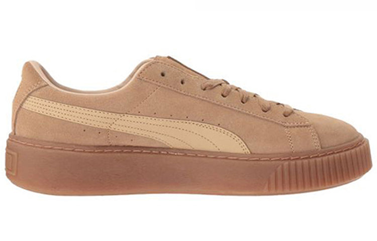 (WMNS) PUMA Suede Platform 'Brown' 363559-03