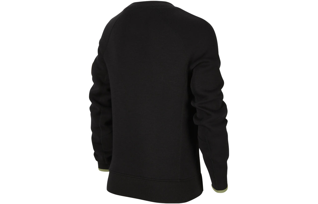 (PS) Nike Sportswear Outdoor Logo Sweatshirt 'Black Green' FV3999-010