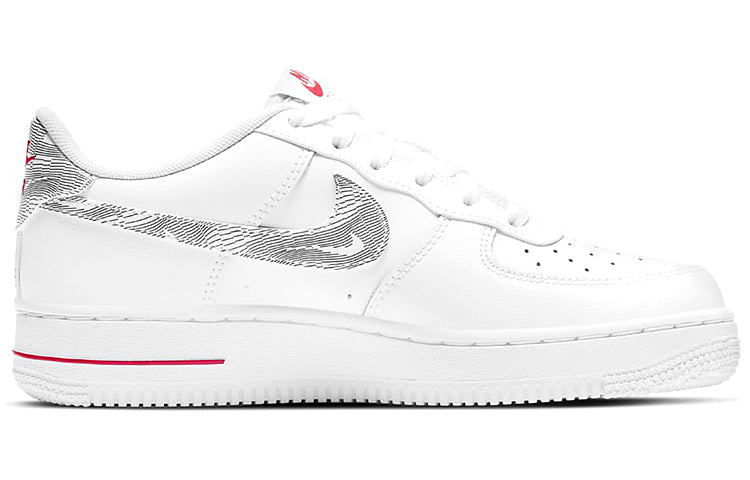 (GS) Nike Air Force 1 Low 'White University Red' DJ4625-100