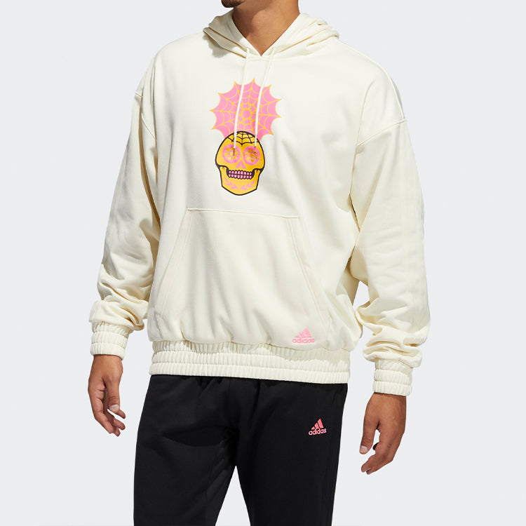 adidas Ld Dotd Hd Printing Casual Basketball Sports Pullover White GP6225