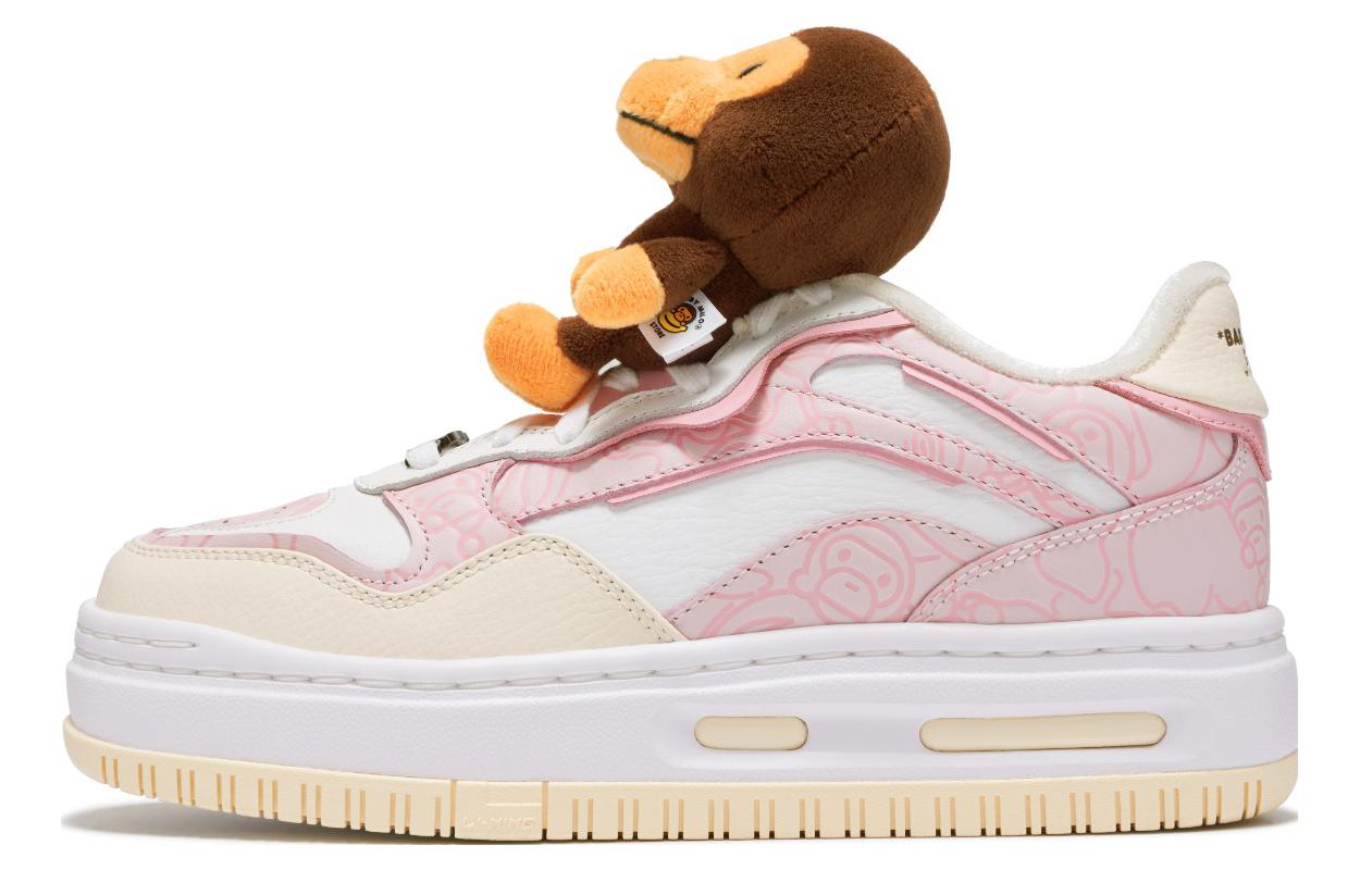 (WMNS) Li-Ning x BABY MILO STORE Future C1 'White Pink' AGCT506-1