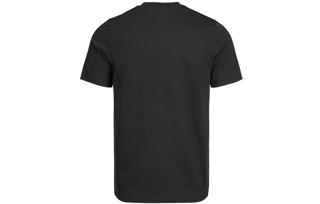 adidas M Brshstrk V4 T Logo Printing Sports Round Neck Short Sleeve Black GL3034