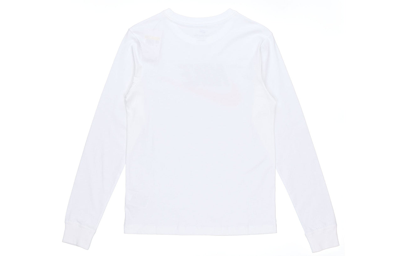 Nike Sportswear Futura Icon Logo Printed Casual Collar Long Sleeved Male White CI6292-102