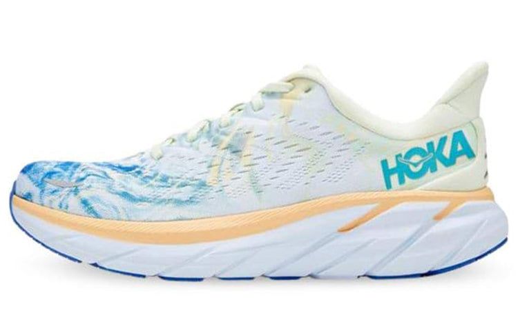 (WMNS) HOKA ONE ONE Clifton 8 Wide 'White Blue' 1121375-TGT