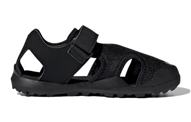 (GS) adidas Captain Toey K Sandals Black FX4203