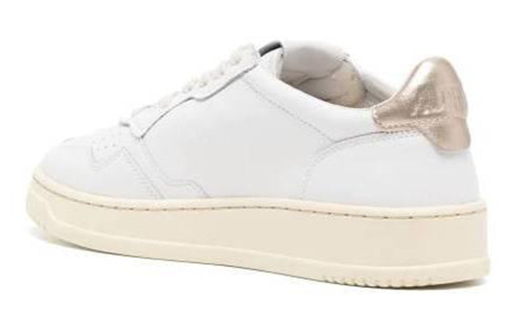 Autry Medalist Leather Low 'White Gold' AULM-LL06