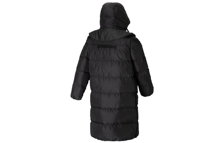adidas originals Hvy Fil Dwn Jkt Long Stay Warm Detachable hooded down Jacket Black H58055