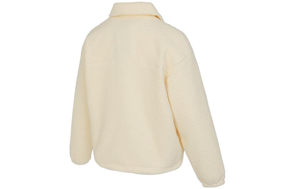 (WMNS) Nike Sportswear Collared High-Pile Jacket 'Coconut Milk' FB8708-113
