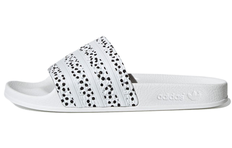 (WMNS) adidas Adilette Slides 'White Black' FX5922