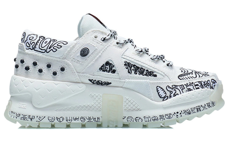 (WMNS) Li-Ning Counterflow Alien Peace 'Smoke Grey' AGLR168-7