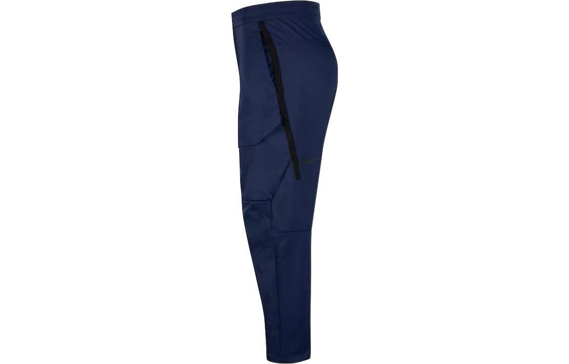 Men's Nike Solid Color Button Straight Sports Pants/Trousers/Joggers Autumn Blue DH2571-410