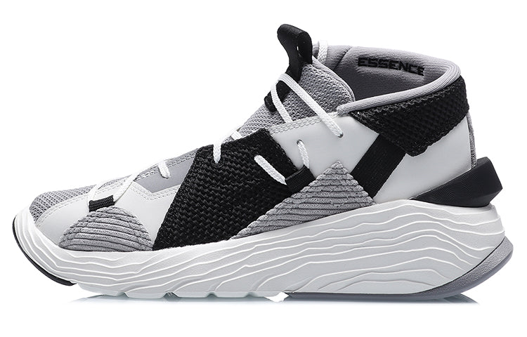 (WMNS) Li-Ning Kung Fu Winterized Sports Shoes 'Grey Black' AGBQ084-2