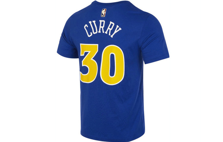 Nike x NBA Gold State Warriors Stephen Curry T-Shirt 'Blue' DV6863-497