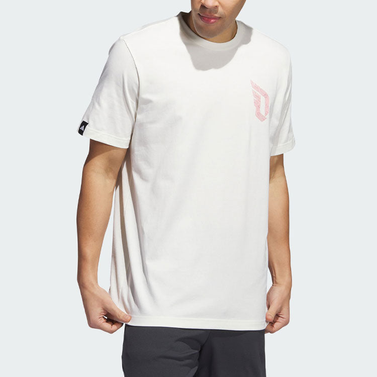 adidas Damian Lillard Graphic Tee 'White' II7790