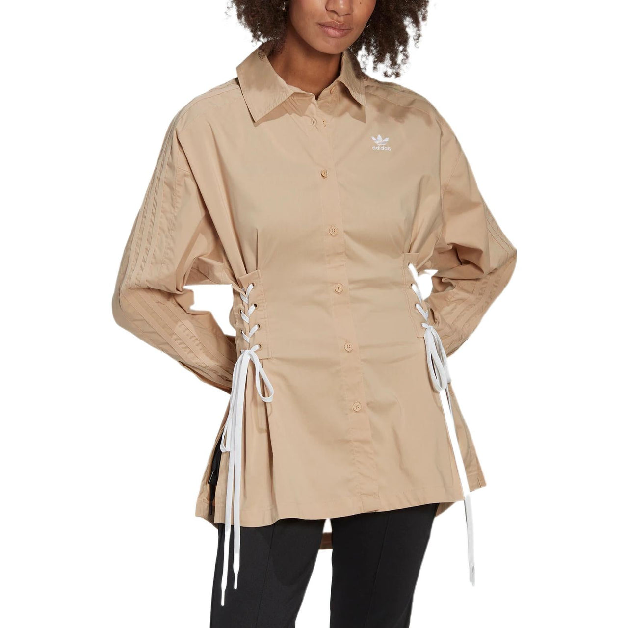 (WMNS) adidas Always Original Shirt 'Tan' HK5081