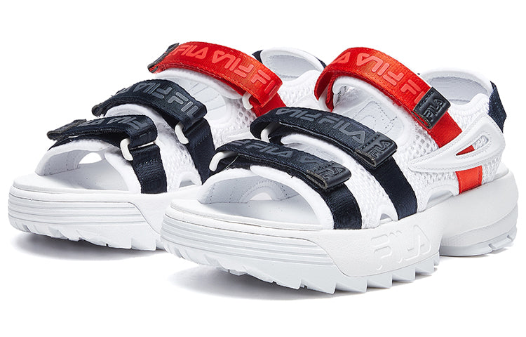 (WMNS) FILA DISRUPTOR II SANDAL white/black/red F12W024506FWN