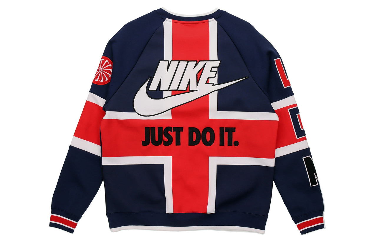 Men's Nike City Limited London Multicolor Splicing Red Blue 'Midnight Navy White University Red' AR1993-410