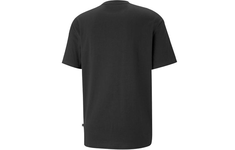 PUMA Rebel Mens Crew Neck Short Sleeve T-Shirt 'Black' 845579-01