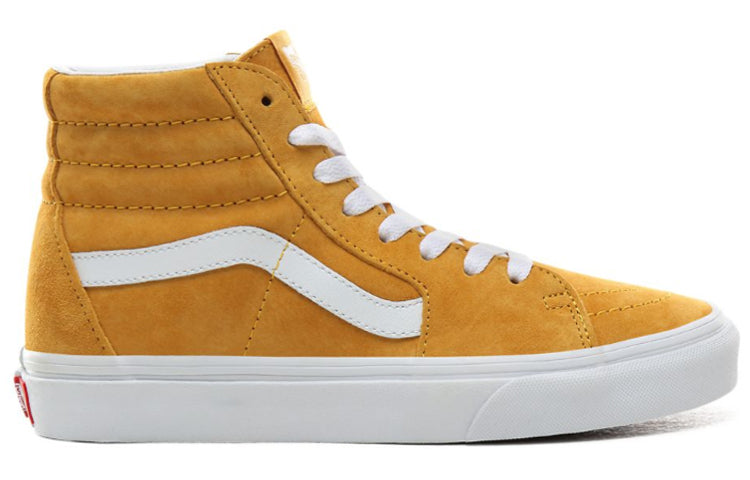 Vans in PIG SUEDE SK8-HI Mango Mojito Yellow VN0A4BV6V77