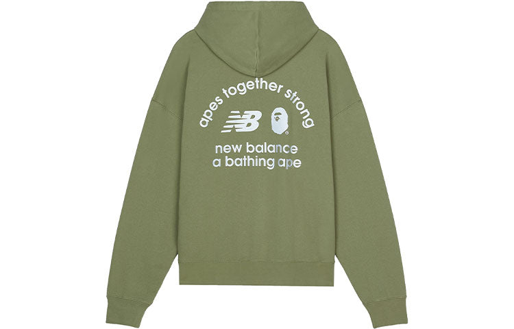 New Balance x A Bathing Ape Hoodie 'Green' BASW3000-GRX