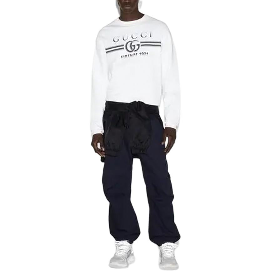Gucci Cotton Jersey Sweatshirt 'White' 784413-XJGKQ-9082