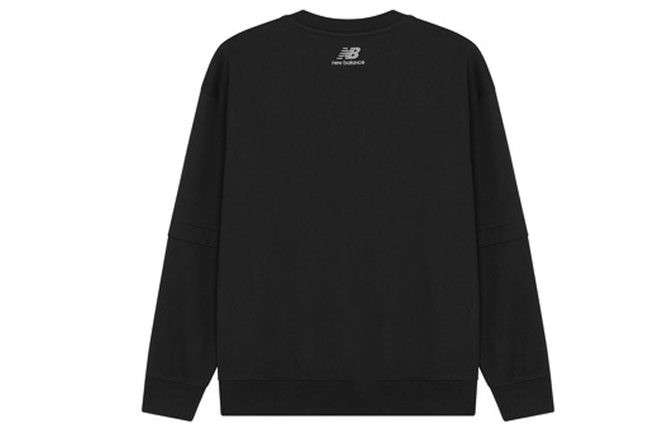 New Balance Casual Lifestyle Sweatshirt 'Black' AMT21369-BK