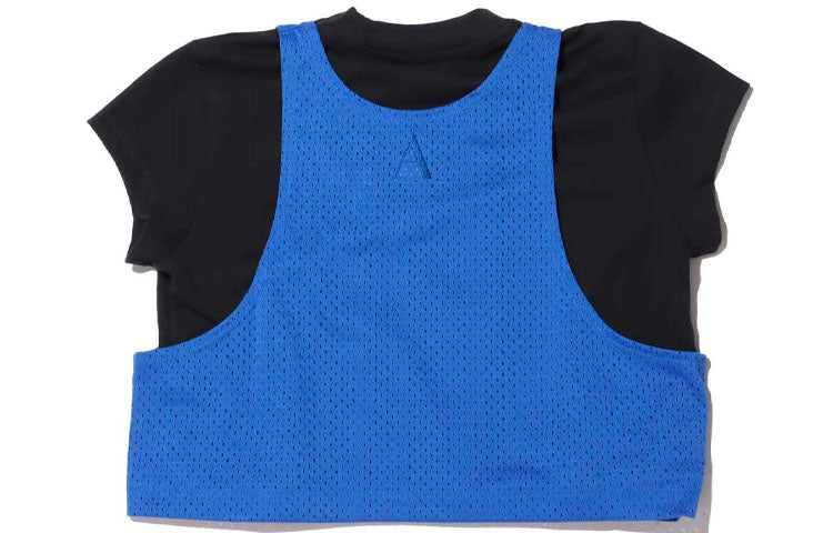 (WMNS) Nike AS W J SRT SP LAYERED Top Black DC2440-010