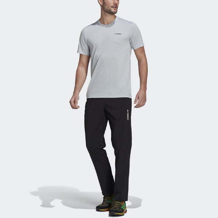 adidas Logo Loose Lacing Sports Pants Black GI7310