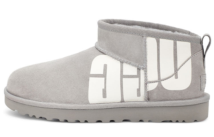 (WMNS) UGG Classic Ultra Mini Chopd 'Light Grey' 1126373-CBB
