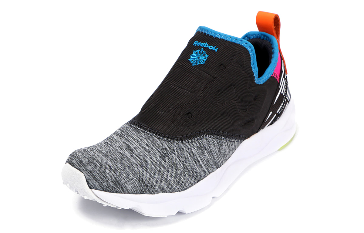 (WMNS) Reebok FuryLite Slip-On Lux 'Coal' AQ9243