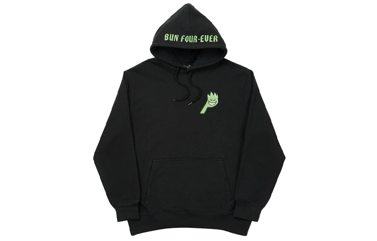 PALACE Spitfire Live To Bun Hood Printing Hooded Sweater Unisex Black P19HD012