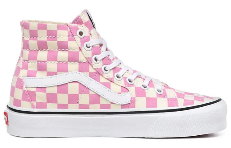 Vans Checkerboard SK8-HI Tapered Shoes Pink VN0A4U16XHV