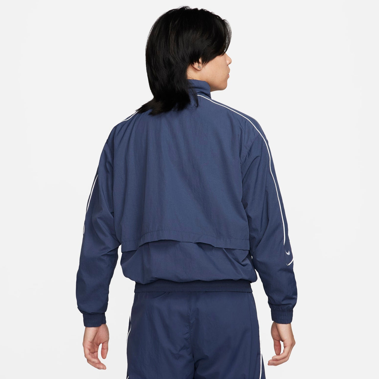 Nike Sportswear Solo Swoosh Woven Track Jacket 'Blue' FB8623-437