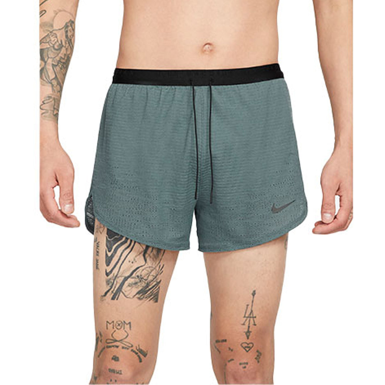 Nike Dri-fit Run Division Pinnacle Casual Single Color Running Breathable Fabric Shorts Men's Green DA1295-387