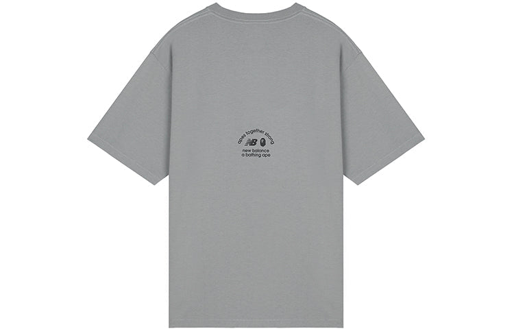 New Balance x A Bathing Ape T-Shirt 'Grey' BATE2000-GYX