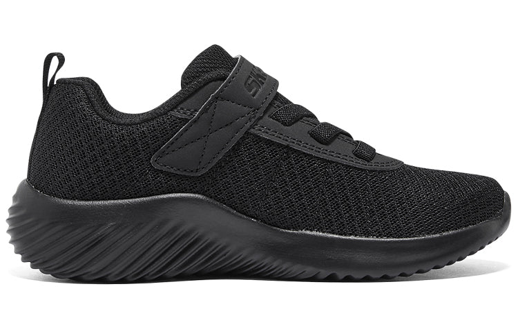 (GS) Skechers Lil Bobs Sport Squad Charm League Trainers 'Core Black' 403744L-BBK