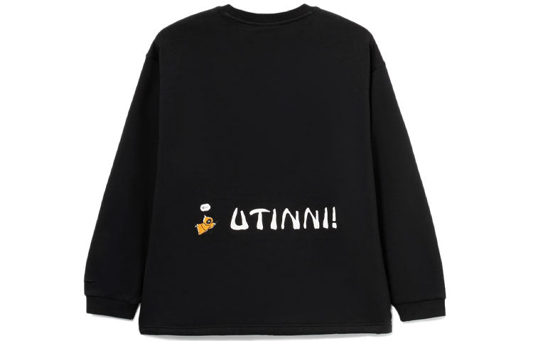 (WMNS) Li-Ning x Star Wars Graphic Sweatshirt 'Black' AWDRG74-1