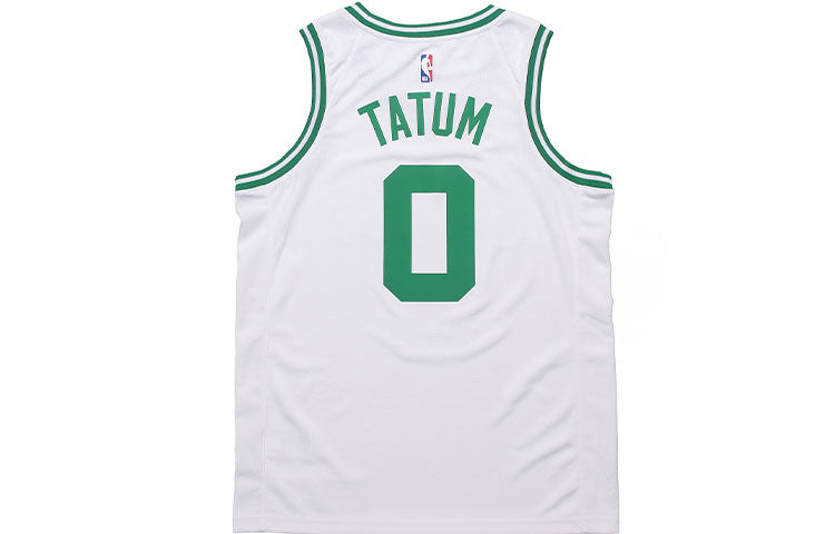 Nike NBA Sports Quick Dry Basketball Jersey/Vest SW Fan Edition 2020 Season Boston Celtics Tatum 0 White CW3585-107