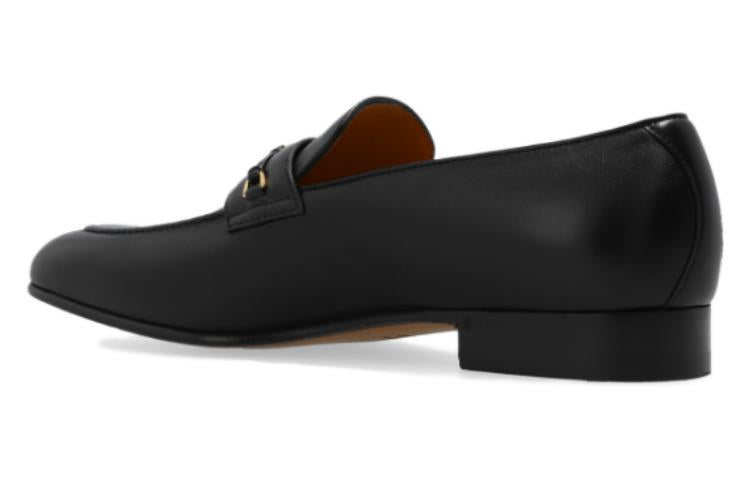 Gucci Loafer with Interlocking G 'Black Leather' 738468-AABUV-1000