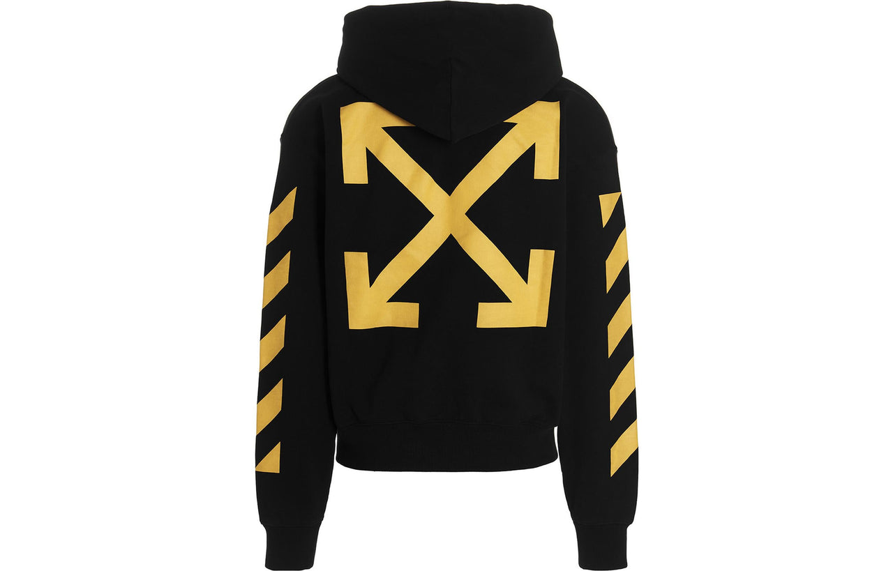 Off-White Caravaggio Print Hoodie 'Black Yellow' OMBB037C99FLE0111018