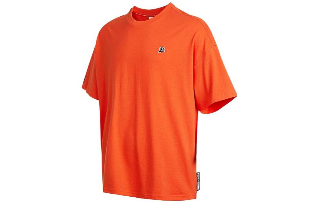 PUMA Logo T-Shirt 'Orange' 538324-79
