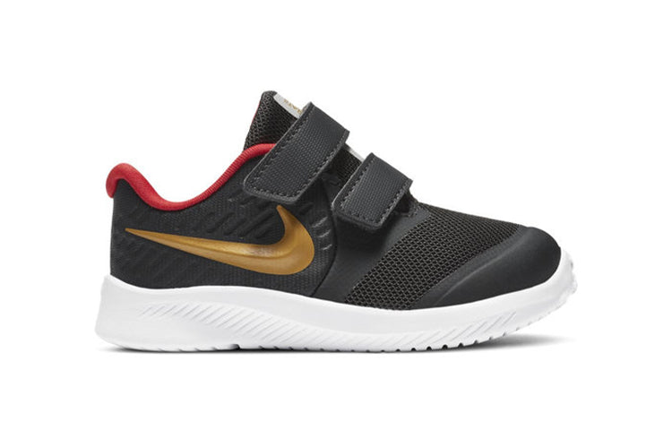 (TD) Nike Star Runner 2Velcro 'Dark Smoke Grey Gold' AT1803-010