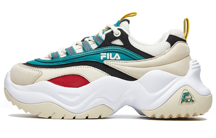 (WMNS) Fila Pose Ray Platform Chunky Sneaker White/Green T12W014201FAD