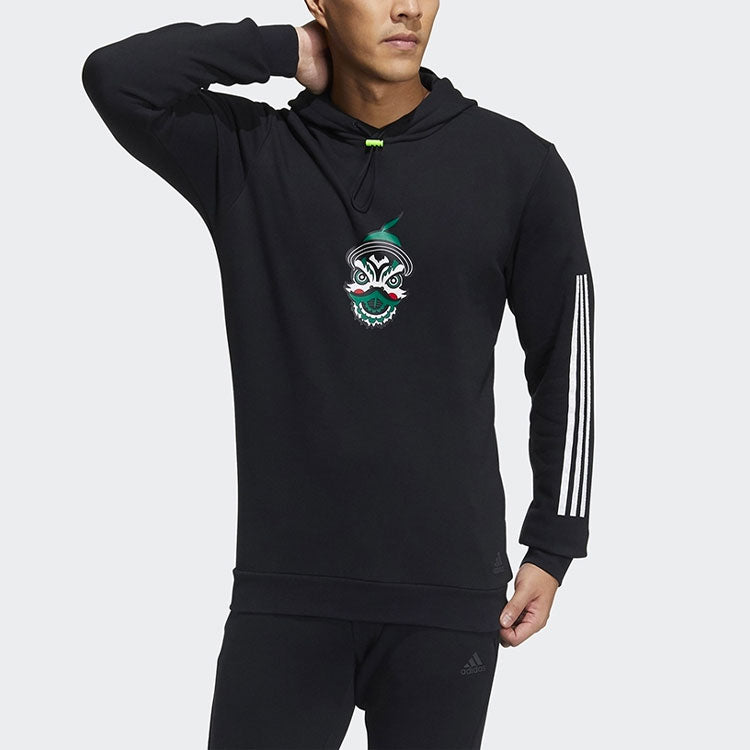 adidas Lion Zhang Training Sports Pullover Couple Style Black H43796