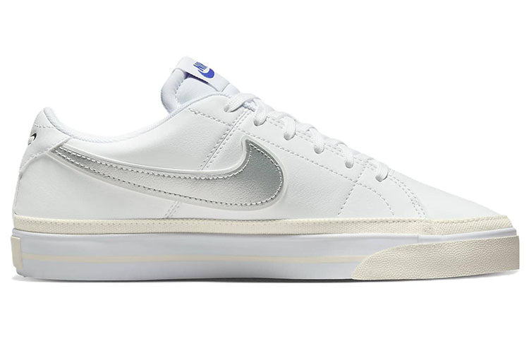(WMNS) Nike Court Legacy 'White Metallic Silver' DX3216-100