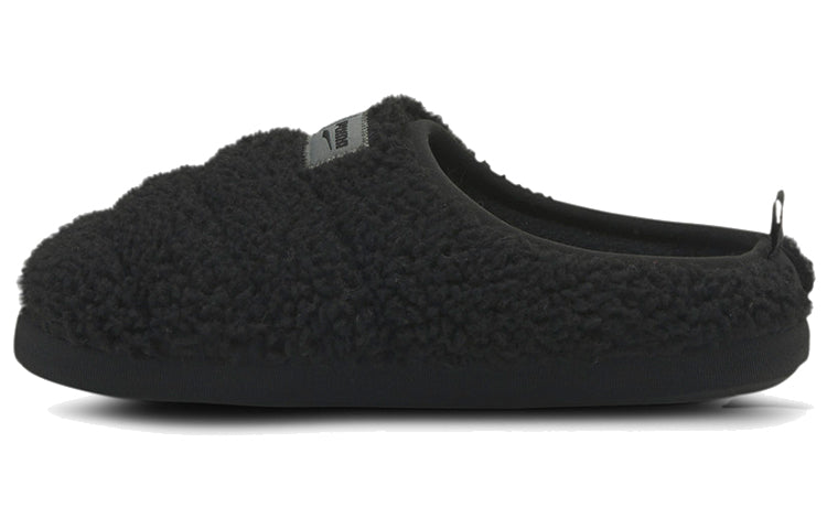 PUMA Scuff Sherpa Slippers 'Black' 384943-02
