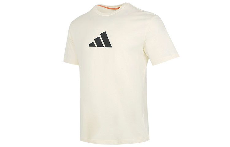 adidas Casual Sports Breathable Round Neck Short Sleeve White GN6842